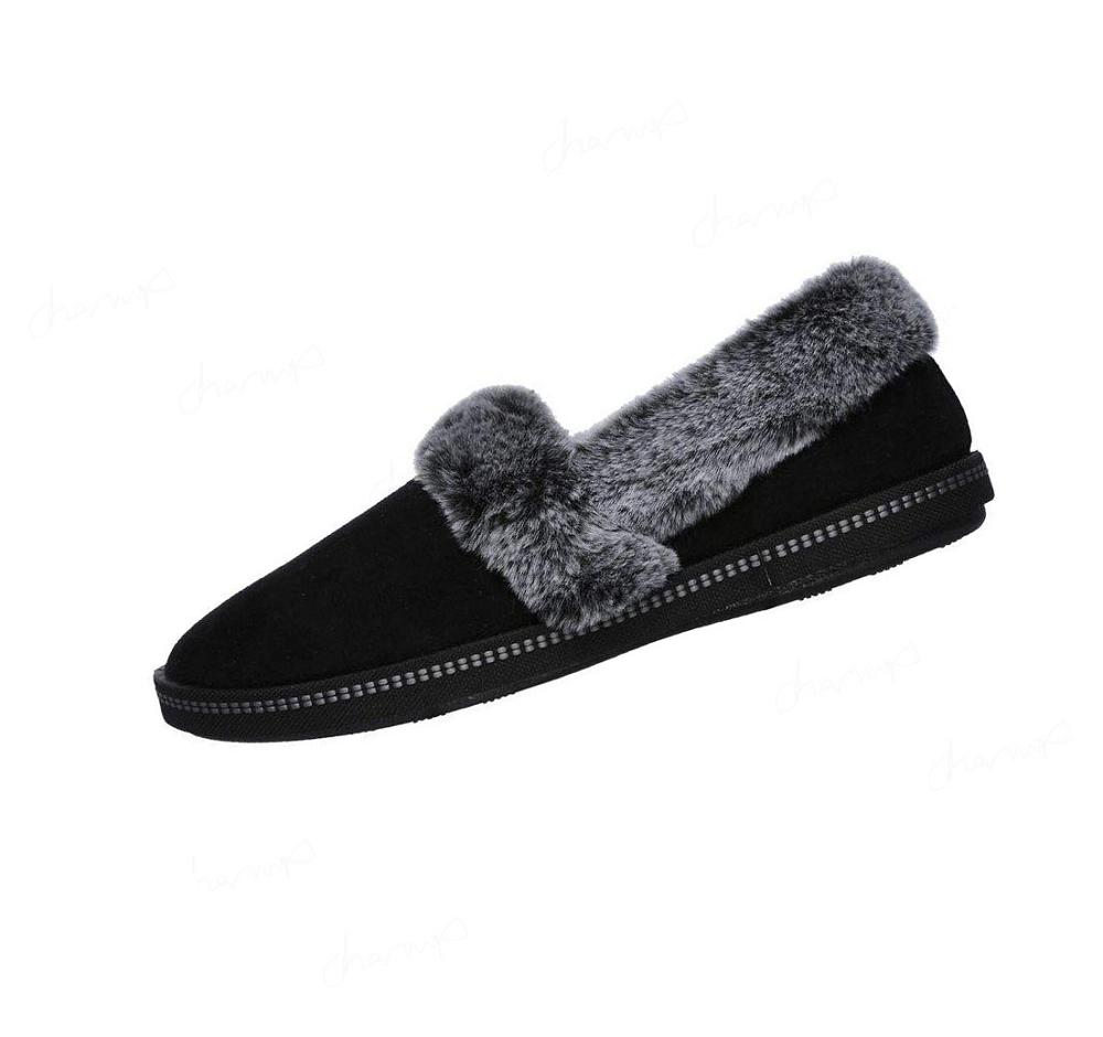 Pantuflas Skechers Cozy Campfire - Team Toasty Mujer Negras | 62260_AR