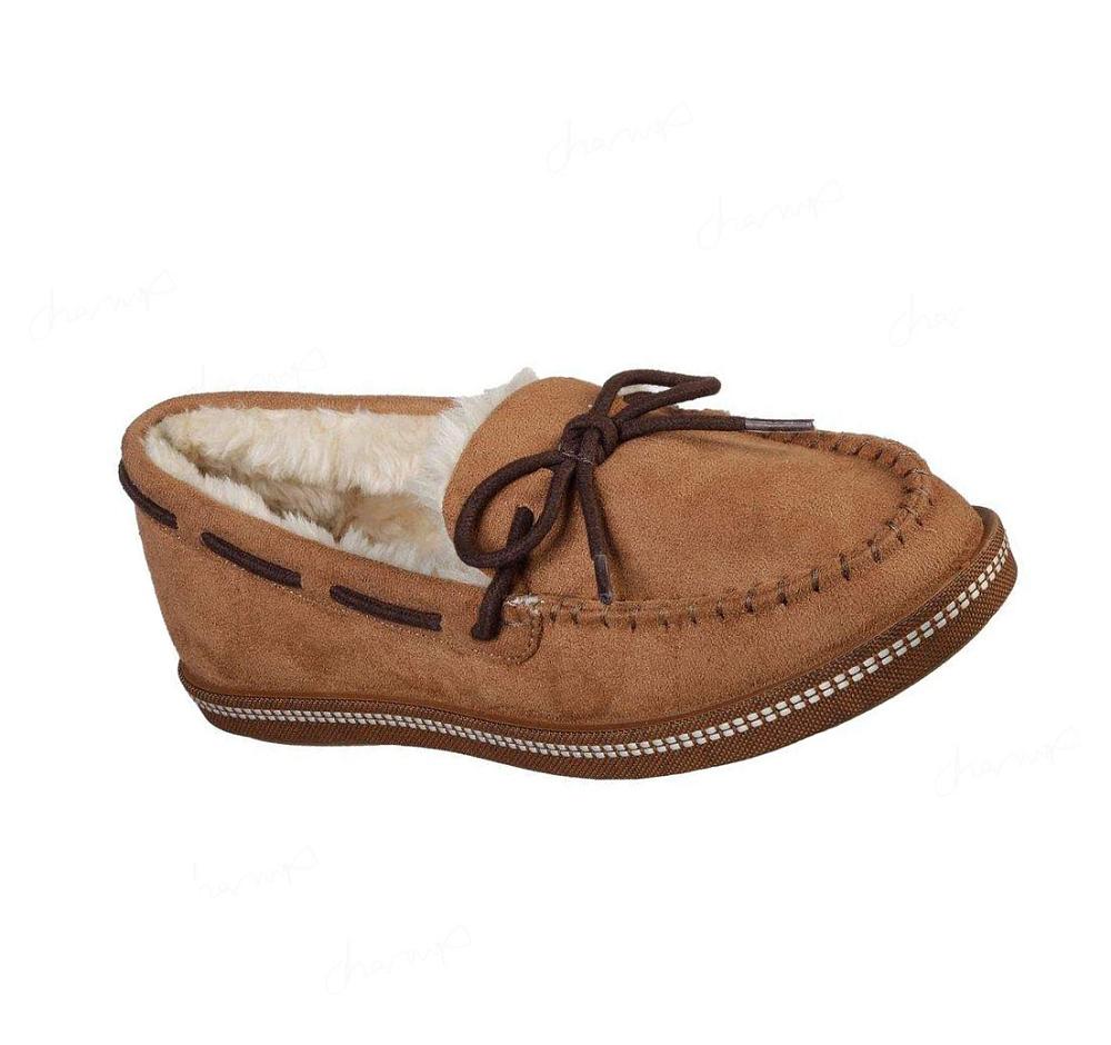 Pantuflas Skechers Cozy Campfire - Toasty Ties Mujer Marrones | 6130R_AR