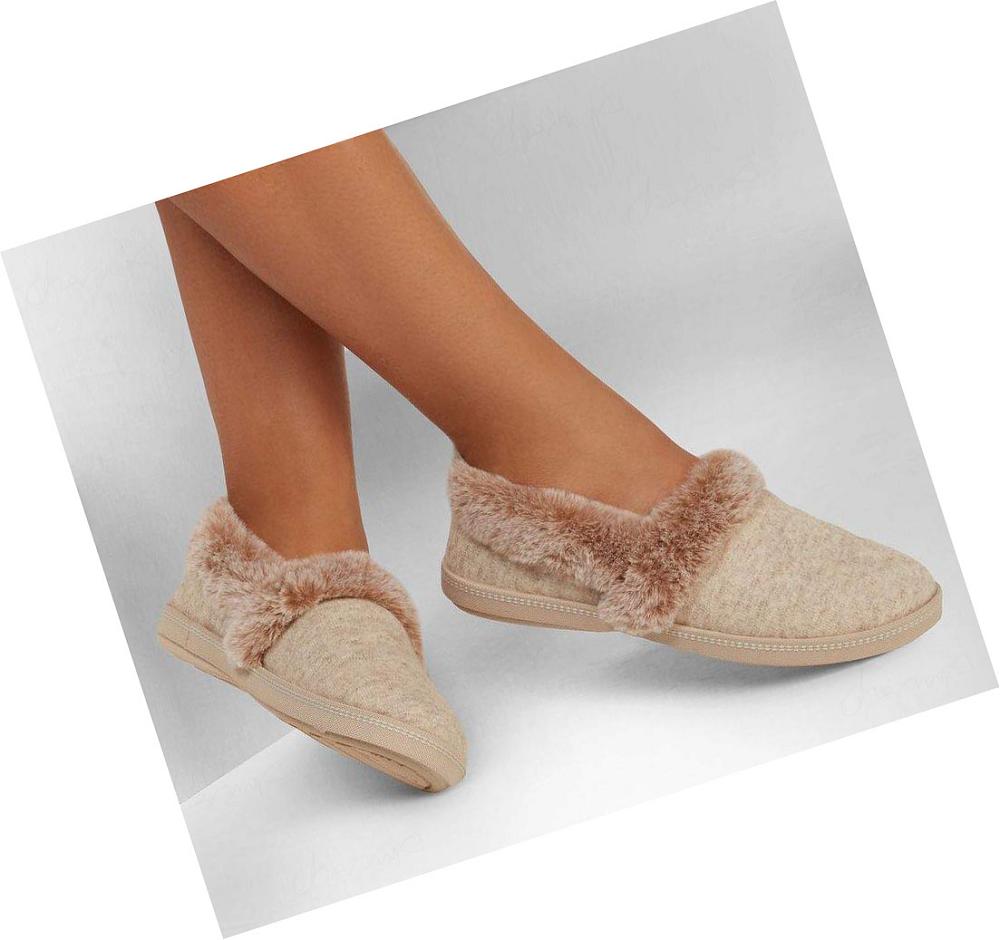 Pantuflas Skechers Cozy Campfire - Wakey Wakey Mujer Marrones | 616T0_AR