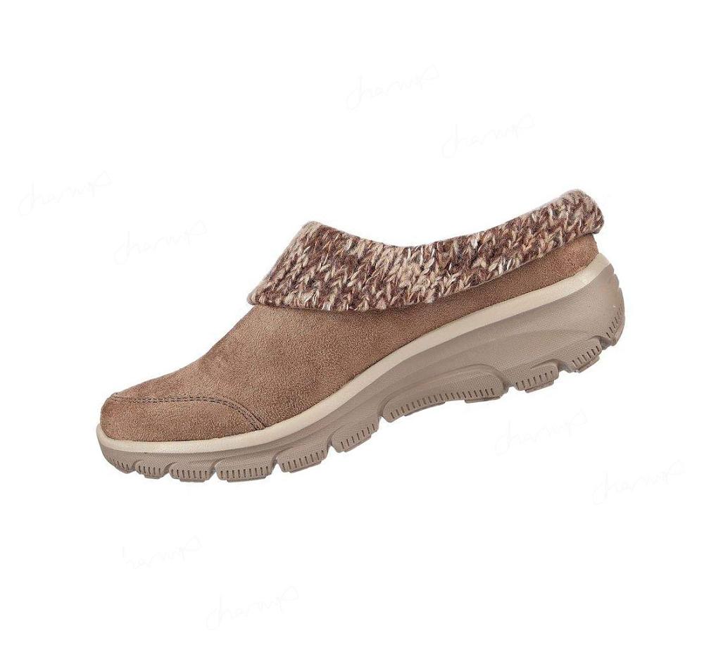 Pantuflas Skechers Easy Going - Good Duo Mujer Gris Marrones | 6101D_AR