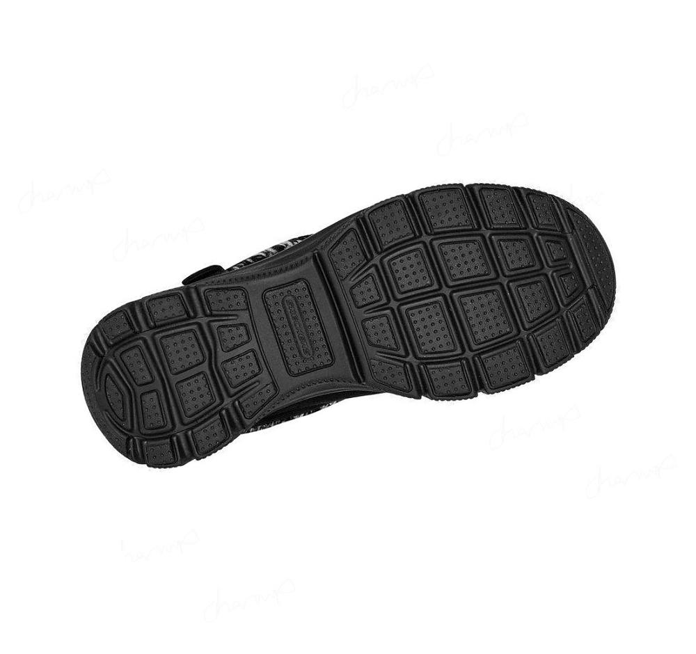 Pantuflas Skechers Easy Going - Good Duo Mujer Negras | 6103E_AR