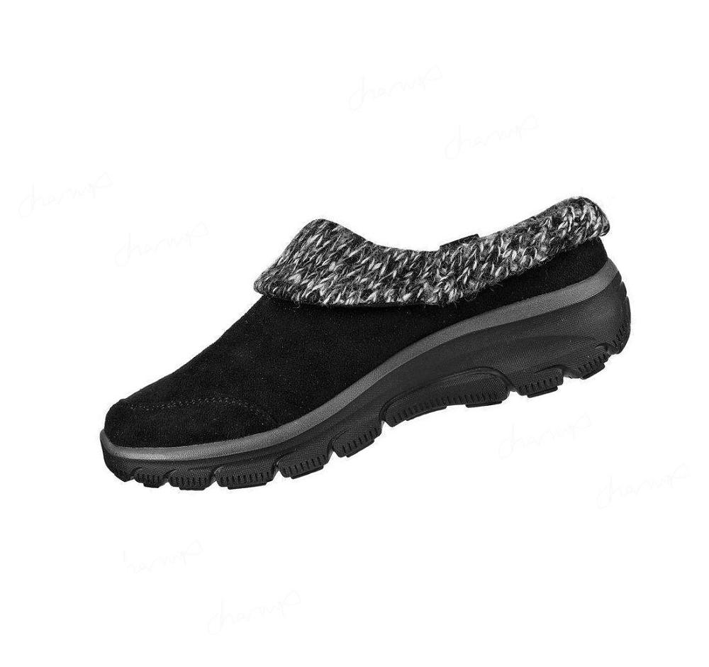 Pantuflas Skechers Easy Going - Good Duo Mujer Negras | 6103E_AR