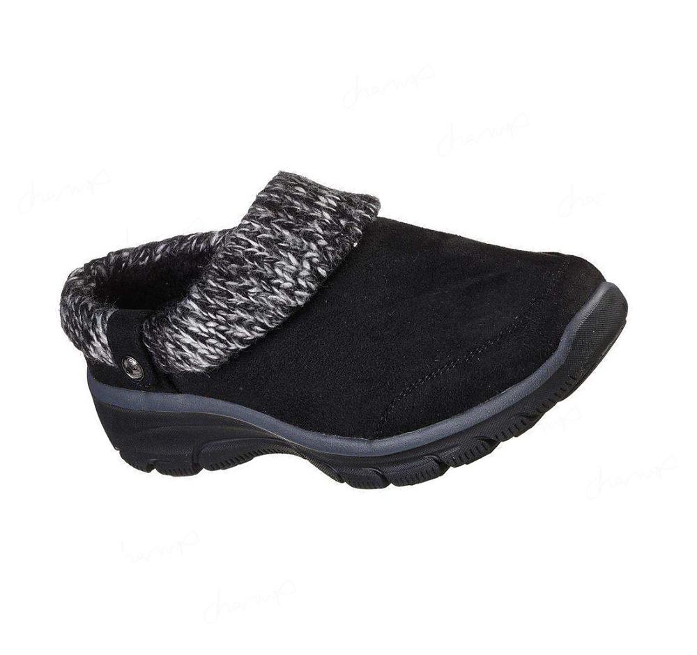 Pantuflas Skechers Easy Going - Good Duo Mujer Negras | 6103E_AR