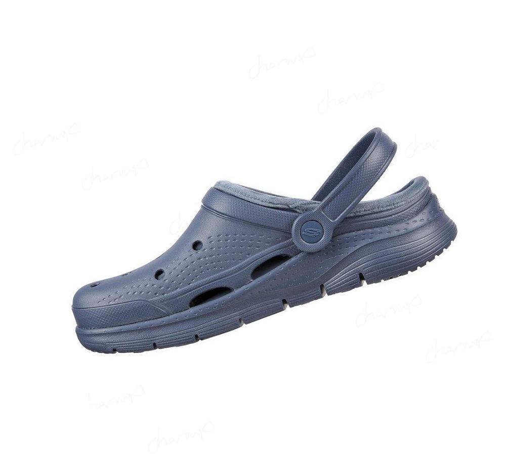 Pantuflas Skechers Foamies: Arch Fit Forro - Cozy Gal Mujer Azules | 65050_AR