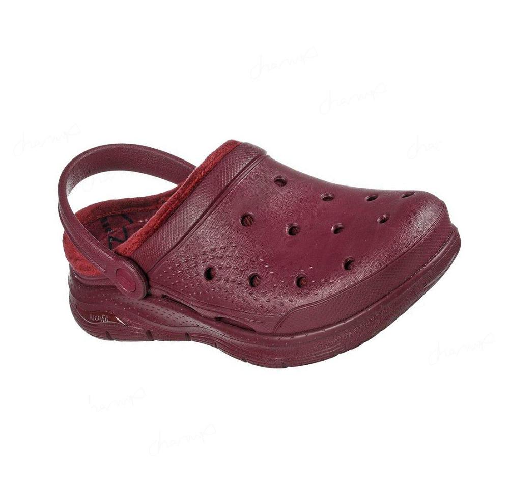 Pantuflas Skechers Foamies: Arch Fit Forro - Cozy Gal Mujer Burdeos | 651TD_AR