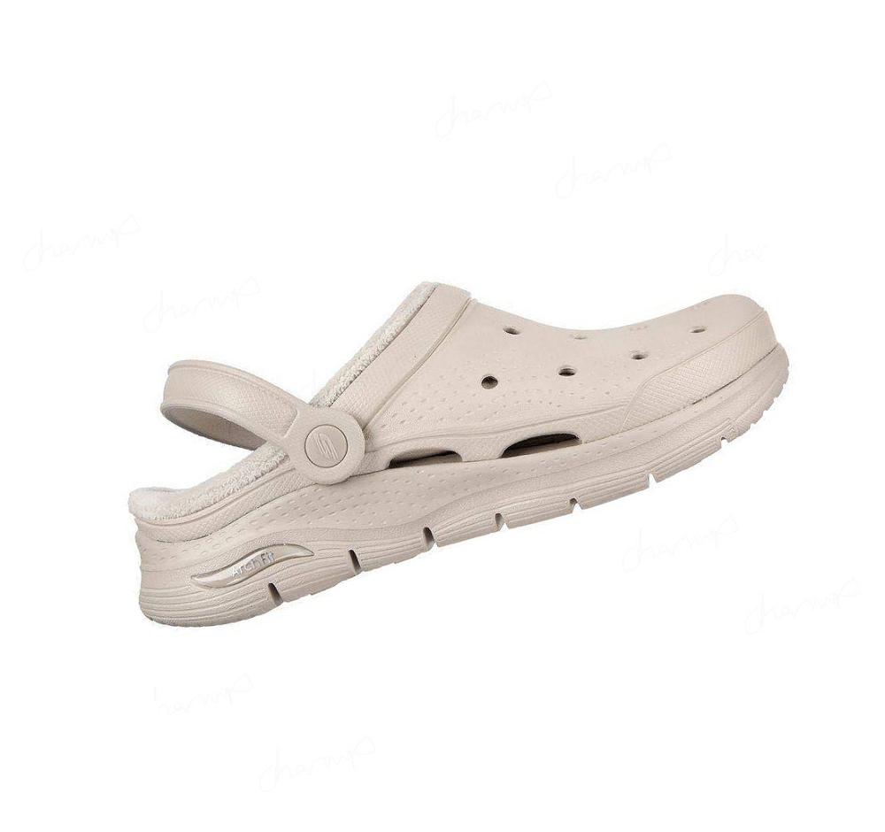 Pantuflas Skechers Foamies: Arch Fit Forro - Cozy Gal Mujer Marrones | 6526A_AR