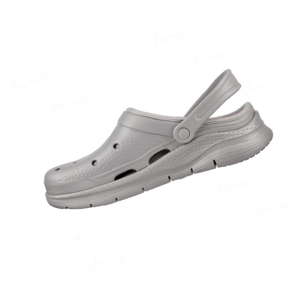 Pantuflas Skechers Foamies: Arch Fit Forro - Chillaxing Hombre Gris | T3330_AR