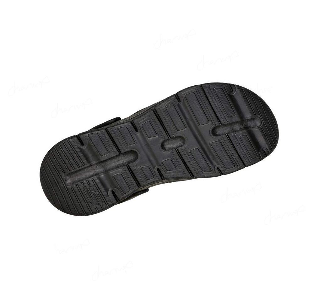 Pantuflas Skechers Foamies: Arch Fit Forro - Chillaxing Hombre Negras | T383Q_AR