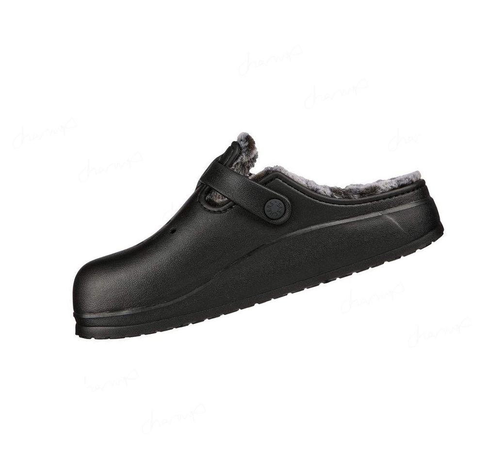 Pantuflas Skechers Foamies: Cali Breeze 2.0 Forro - Cozy Chic Mujer Negras | 656TB_AR