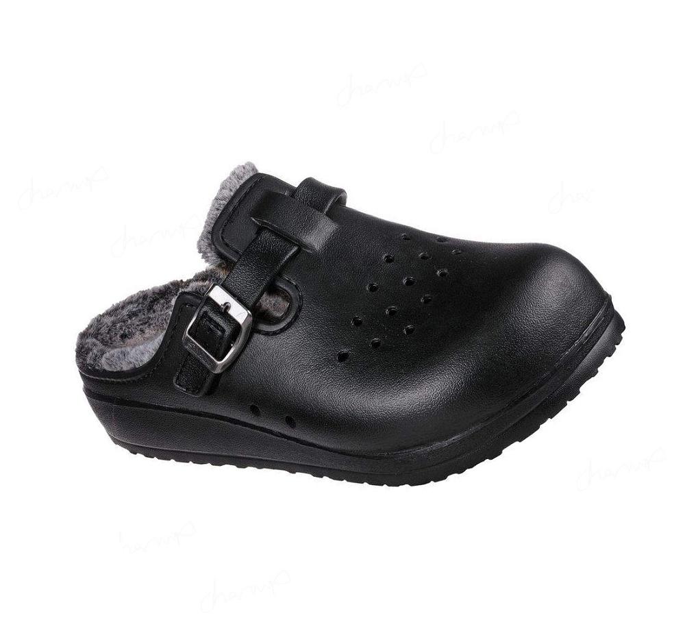 Pantuflas Skechers Foamies: Cali Breeze 2.0 Forro - Cozy Chic Mujer Negras | 656TB_AR