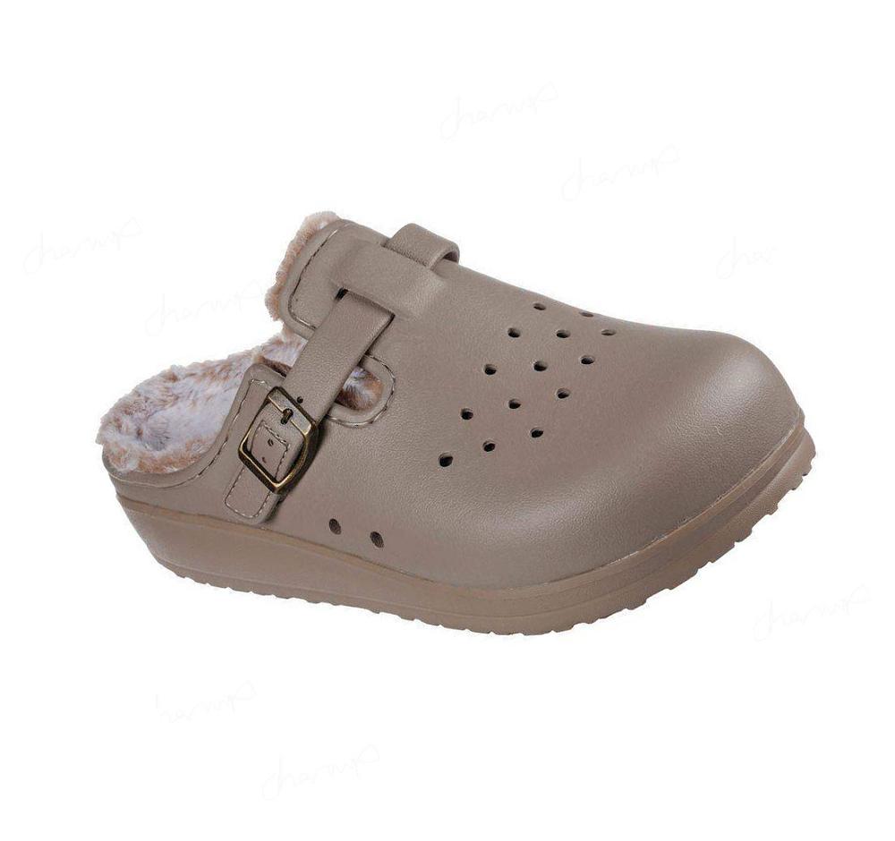 Pantuflas Skechers Foamies: Cali Breeze 2.0 Forro - Cozy Chic Mujer Marrones | 65T8A_AR