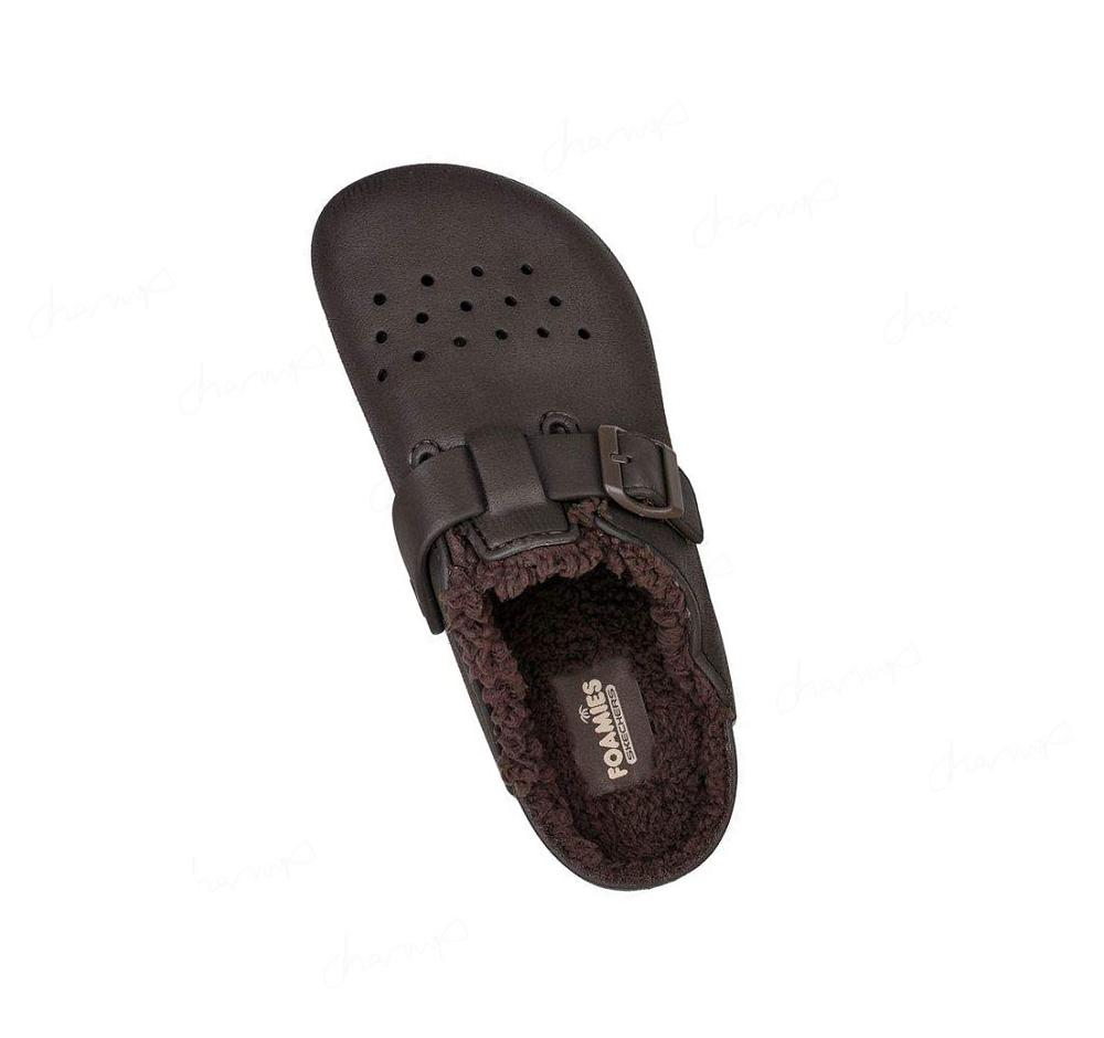 Pantuflas Skechers Foamies: Cali Surf Forro Hombre Chocolate | 6958C_AR