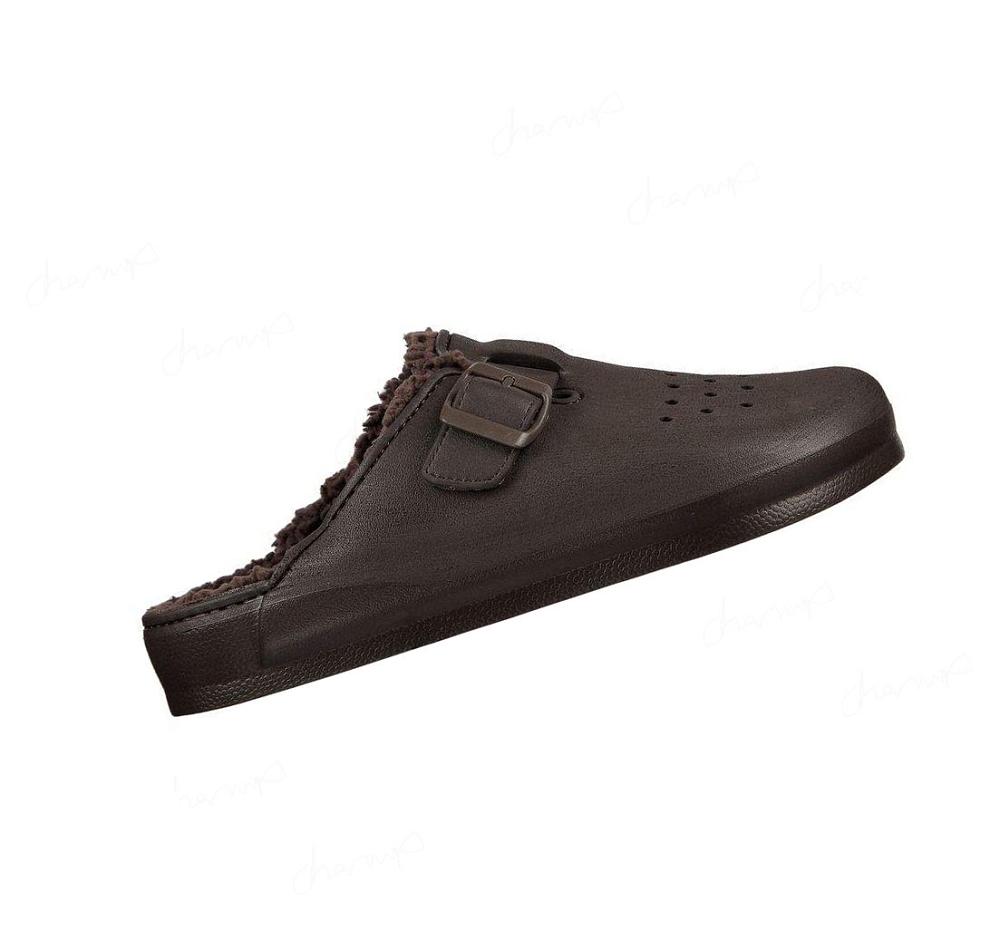 Pantuflas Skechers Foamies: Cali Surf Forro Hombre Chocolate | 6958C_AR