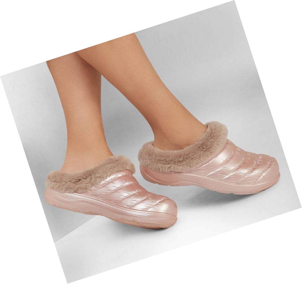 Pantuflas Skechers Foamies: Cozy Camper - Glamping Mujer Rosas | 59030_AR