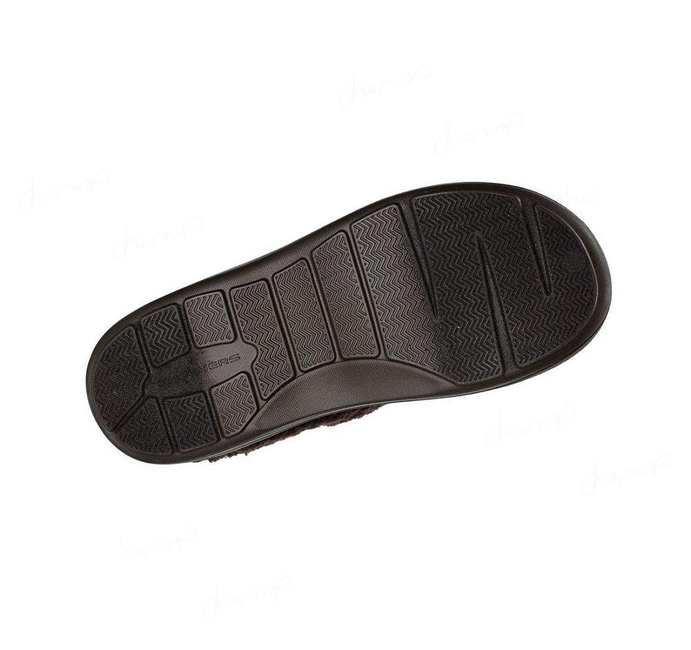 Pantuflas Skechers Foamies: Cozy Camper Forro - Cozy Adventure Hombre Chocolate | T208L_AR