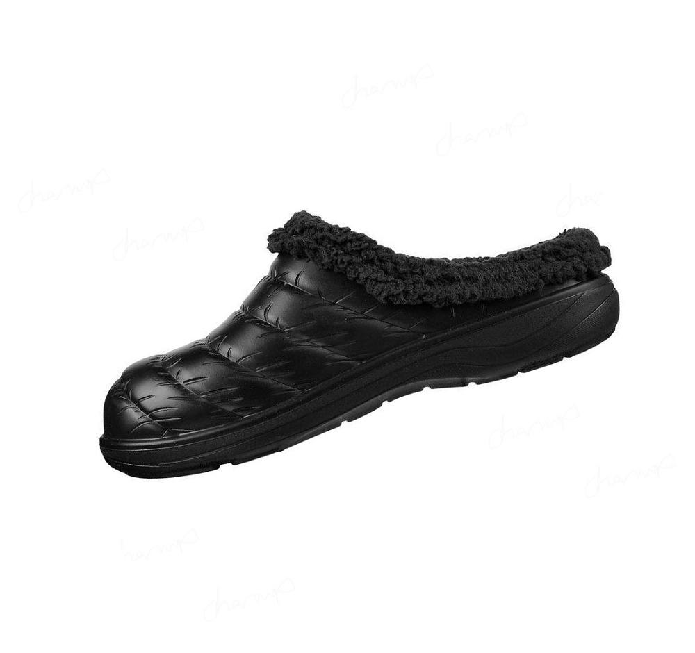 Pantuflas Skechers Foamies: Cozy Camper Forro - Cozy Adventure Hombre Negras | T2330_AR