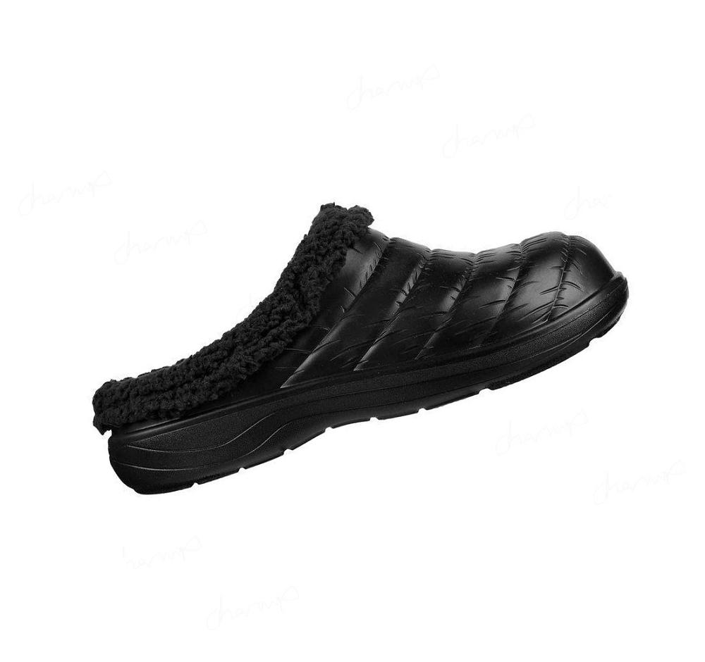 Pantuflas Skechers Foamies: Cozy Camper Forro - Cozy Adventure Hombre Negras | T2330_AR