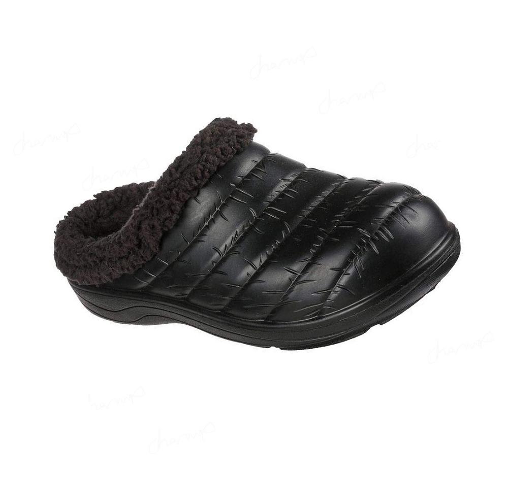 Pantuflas Skechers Foamies: Cozy Camper Forro - Cozy Adventure Hombre Negras | T2330_AR