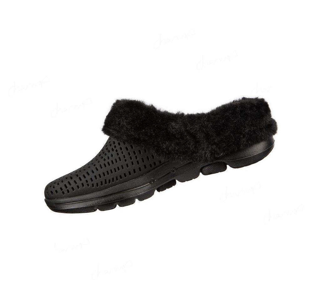 Pantuflas Skechers Foamies: GO WALK 5 - Cozy Embrace Mujer Negras | 6A51P_AR