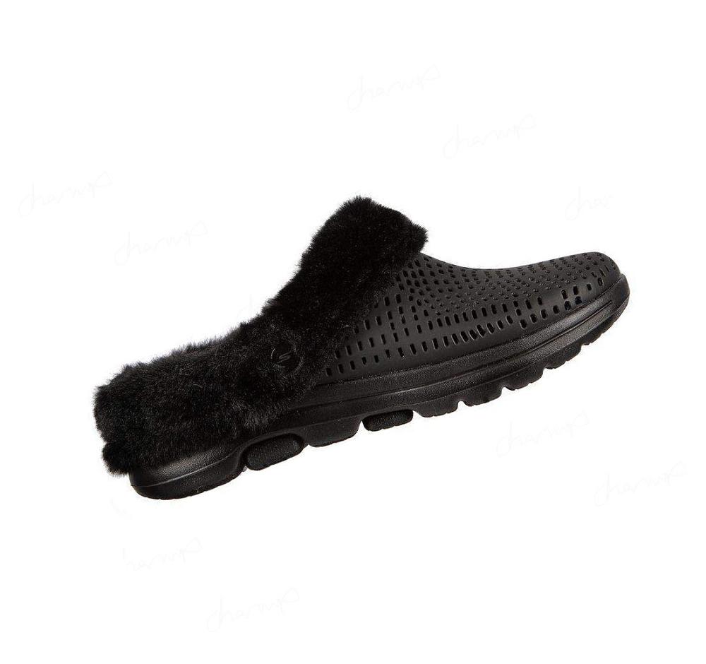 Pantuflas Skechers Foamies: GO WALK 5 - Cozy Embrace Mujer Negras | 6A51P_AR