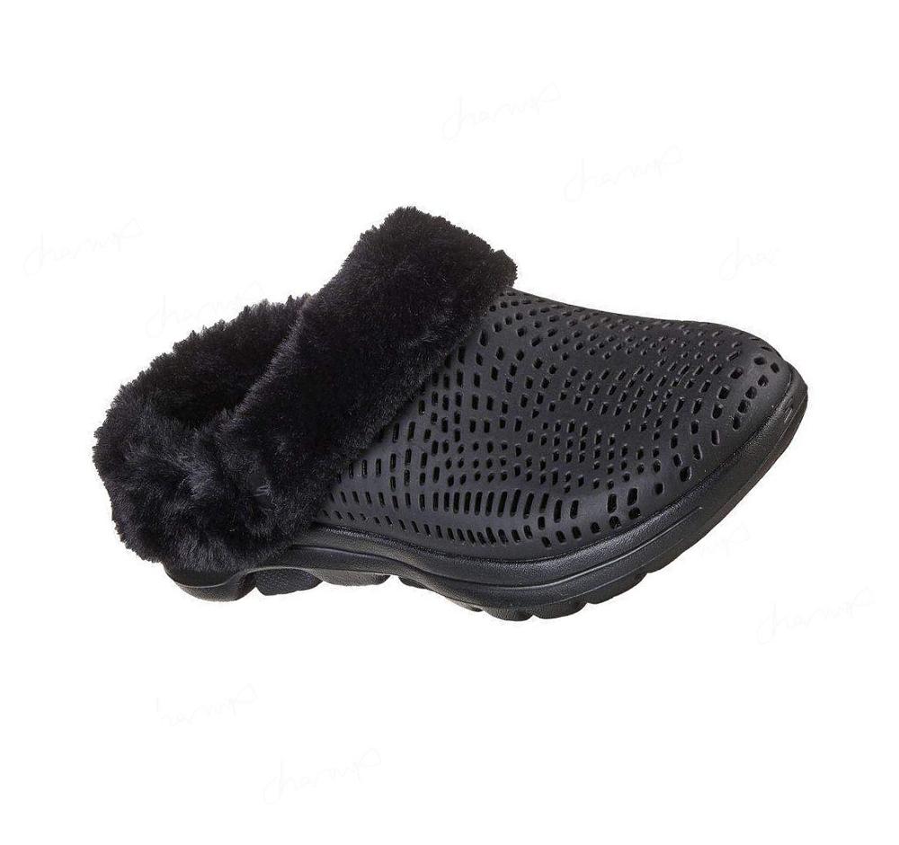 Pantuflas Skechers Foamies: GO WALK 5 - Cozy Embrace Mujer Negras | 6A51P_AR