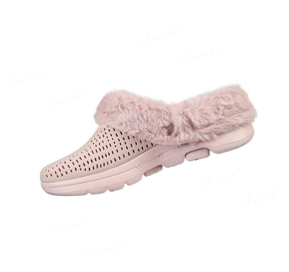 Pantuflas Skechers Foamies: GO WALK 5 - Cozy Embrace Mujer Moradas | 6A55A_AR