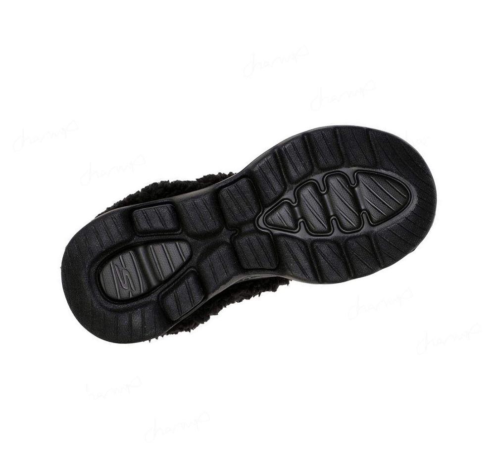 Pantuflas Skechers Foamies: GO WALK 5 Forro - Relax Mujer Negras | 6A6TE_AR