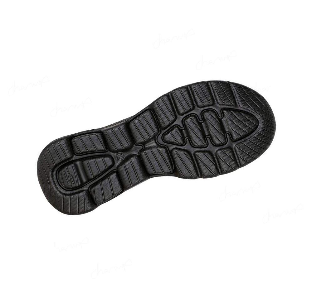 Pantuflas Skechers Foamies: GO WALK 5 Forro - Get Warm Hombre Negras | T0338_AR