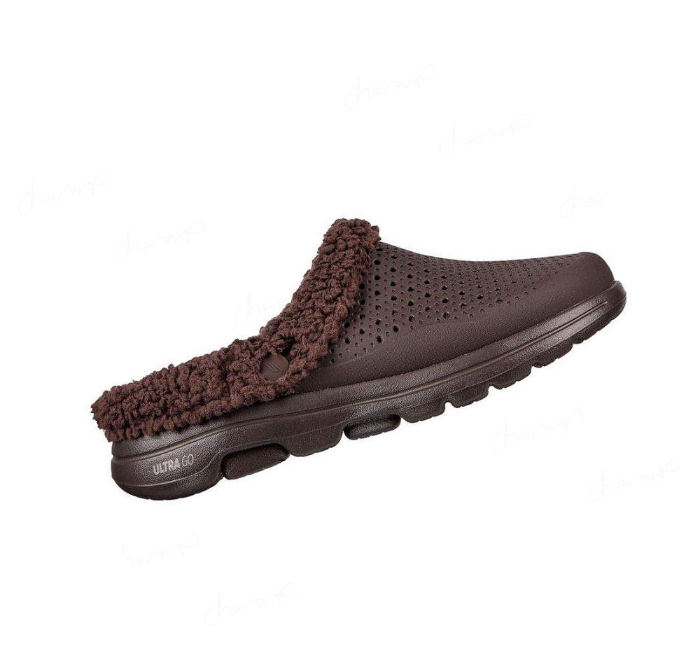 Pantuflas Skechers Foamies: GOwalk 5 - Relax Hombre Chocolate | T0580_AR