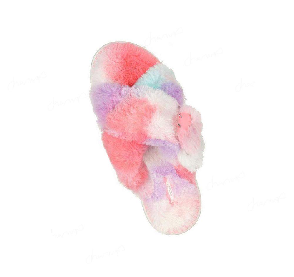 Pantuflas Skechers GO Lounge: Arch Fit Lounge - Excite Mujer Rosas Multicolor | 58030_AR