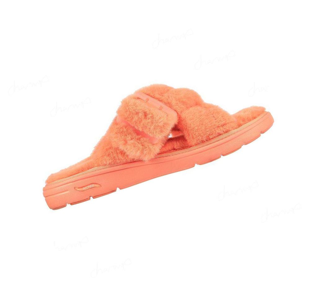 Pantuflas Skechers GO Lounge: Arch Fit Lounge - First Rate Mujer Coral | 5805A_AR