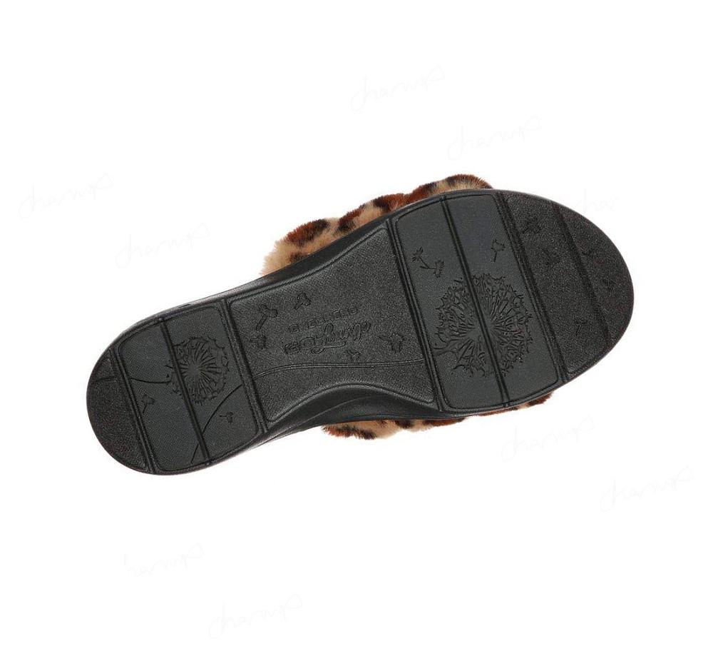 Pantuflas Skechers GO Lounge: Arch Fit Lounge - Furrreal Mujer Leopardo | 5830L_AR