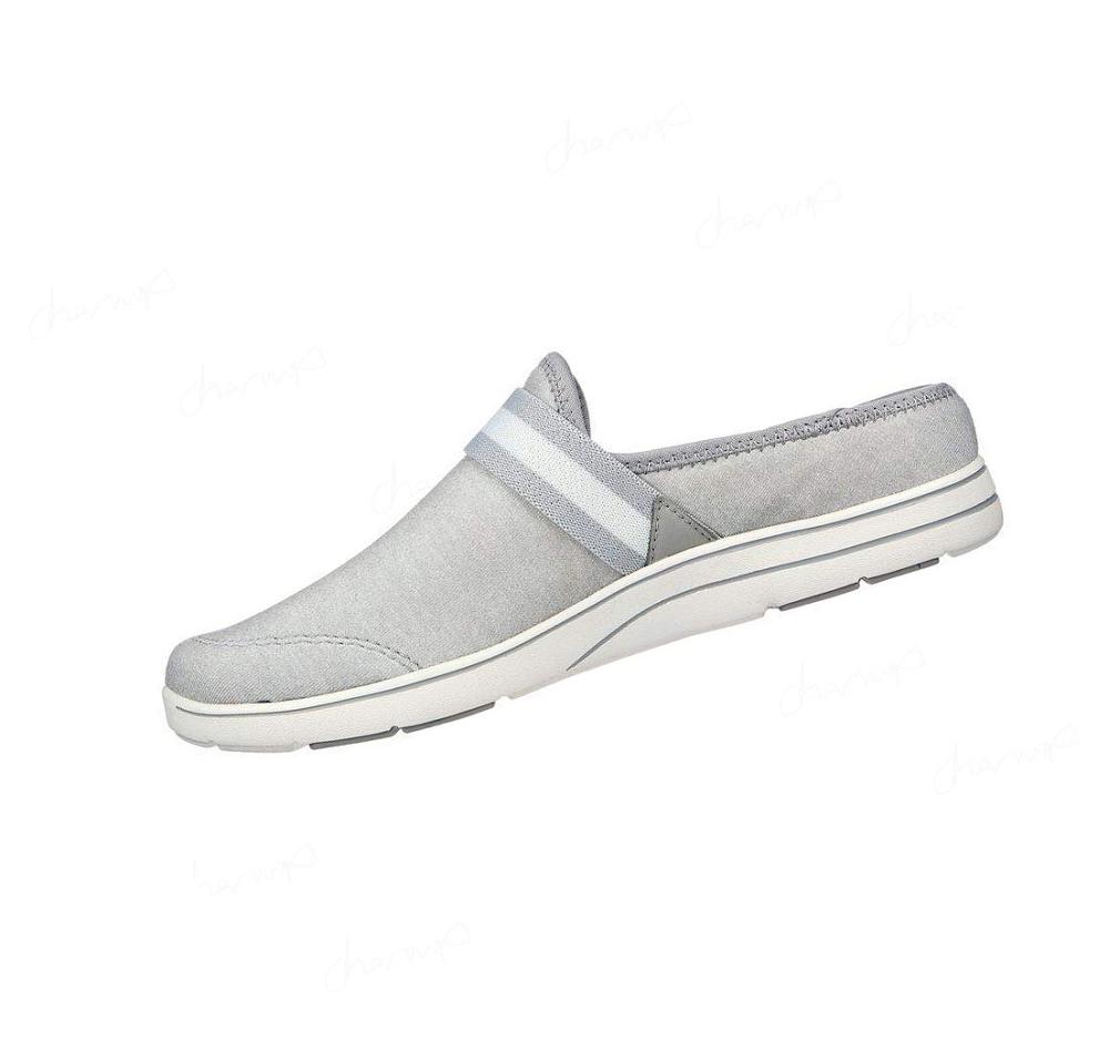 Pantuflas Skechers GO Lounge: Arch Fit Lounge - Comfy Mujer Gris | 5930K_AR