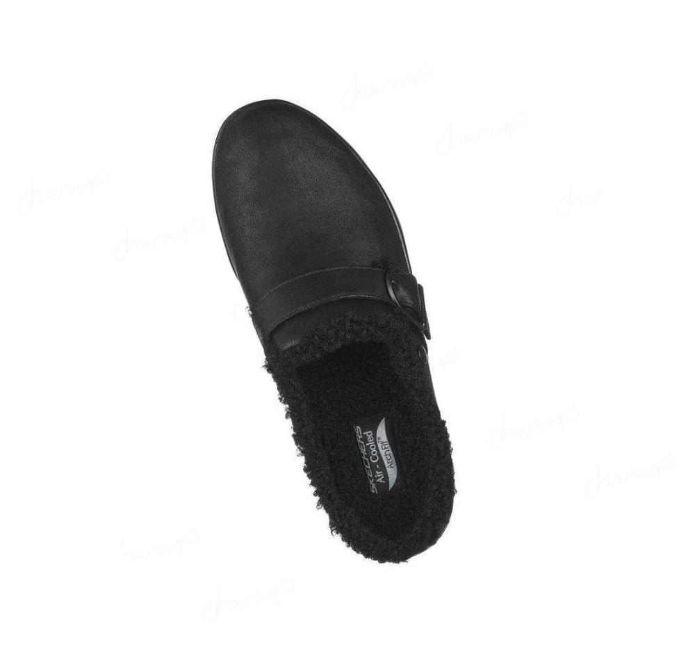 Pantuflas Skechers GO Lounge: Arch Fit Lounge - Laid Back Mujer Negras | 5953Q_AR