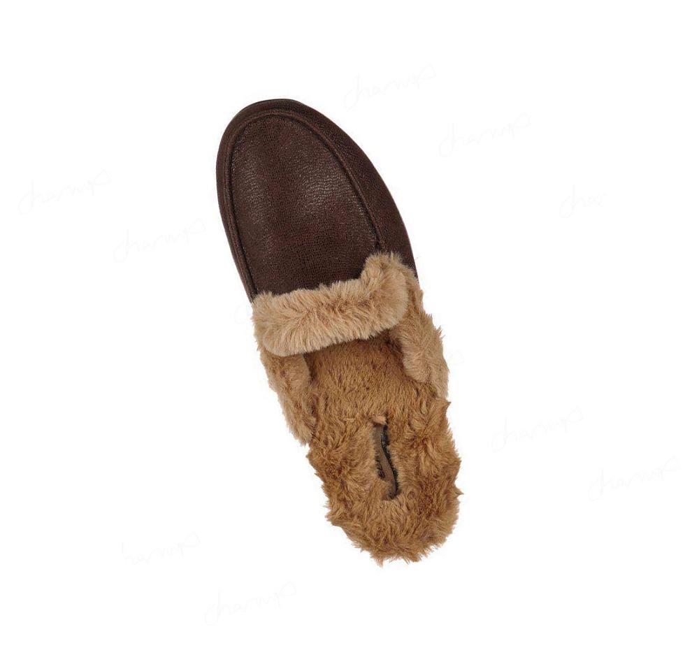 Pantuflas Skechers GO Lounge: Arch Fit Lounge - Restful Mujer Chocolate | 59550_AR