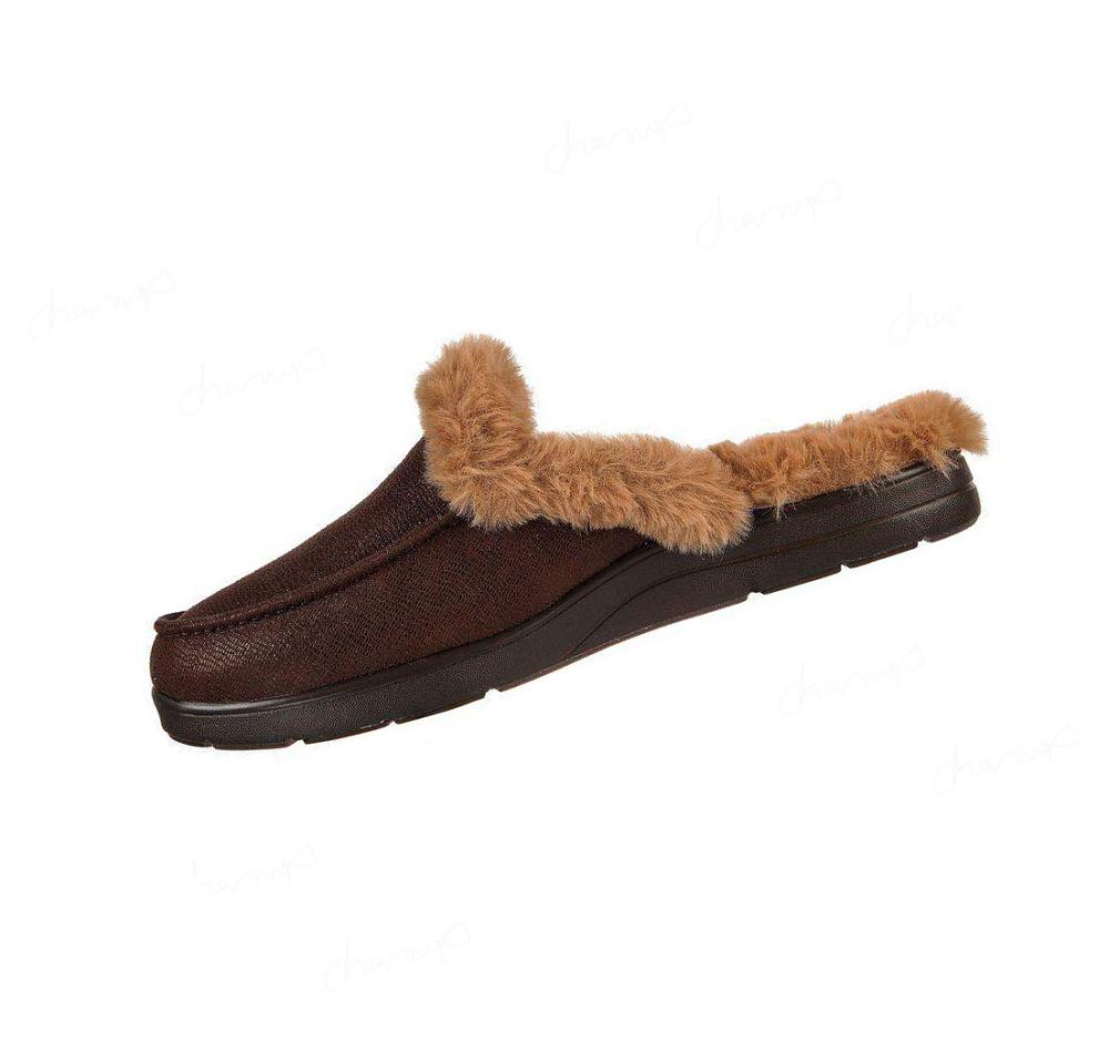 Pantuflas Skechers GO Lounge: Arch Fit Lounge - Restful Mujer Chocolate | 59550_AR