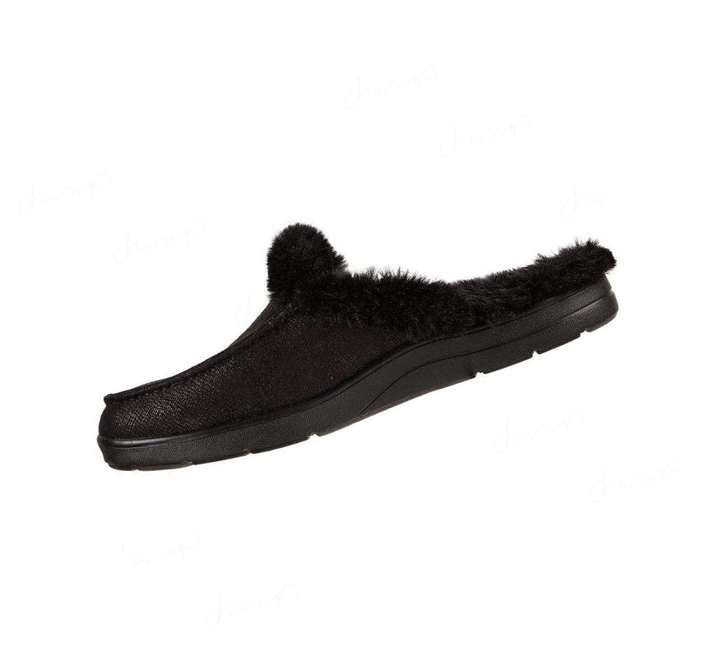 Pantuflas Skechers GO Lounge: Arch Fit Lounge - Restful Mujer Negras | 596T8_AR