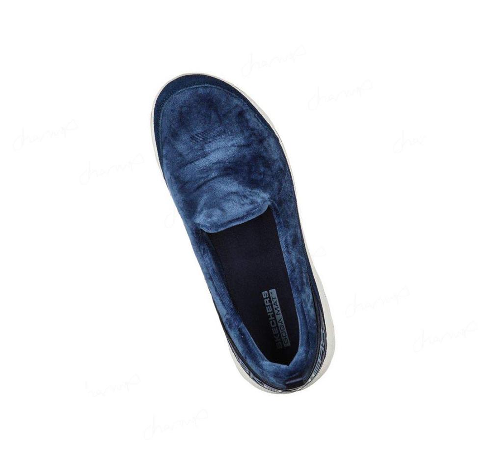 Pantuflas Skechers GO WALK Classic - Swanky Mujer Azul Marino | 59T6B_AR