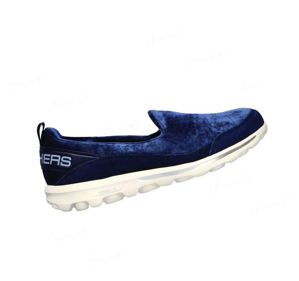 Pantuflas Skechers GO WALK Classic - Swanky Mujer Azul Marino | 59T6B_AR