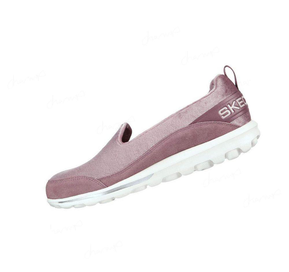 Pantuflas Skechers GO WALK Classic - Swanky Mujer Moradas | 59T8A_AR