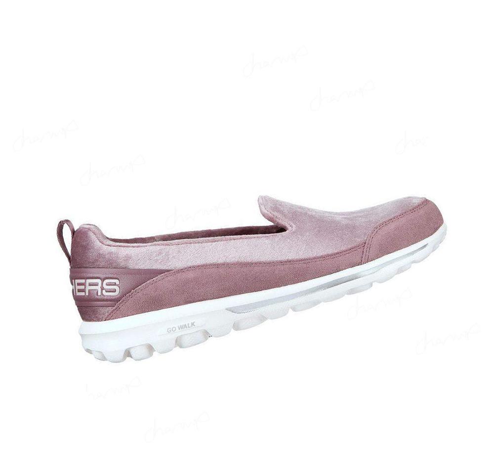 Pantuflas Skechers GO WALK Classic - Swanky Mujer Moradas | 59T8A_AR