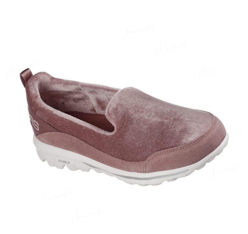 Pantuflas Skechers GO WALK Classic - Swanky Mujer Moradas | 59T8A_AR