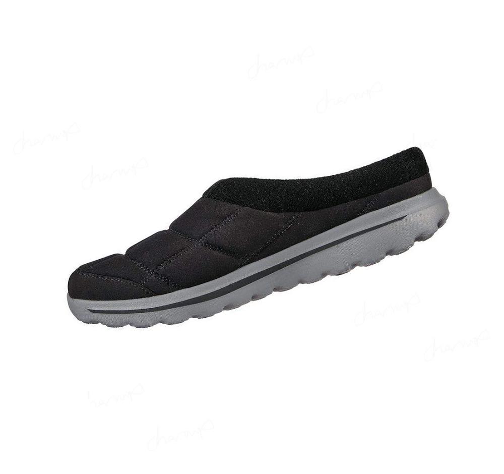 Pantuflas Skechers GO WALK Lounge Hombre Negras Gris | 69085_AR