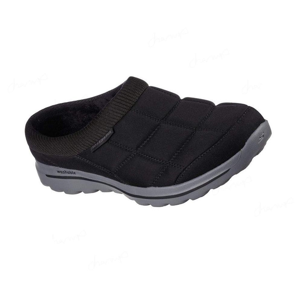 Pantuflas Skechers GO WALK Lounge Hombre Negras Gris | 69085_AR