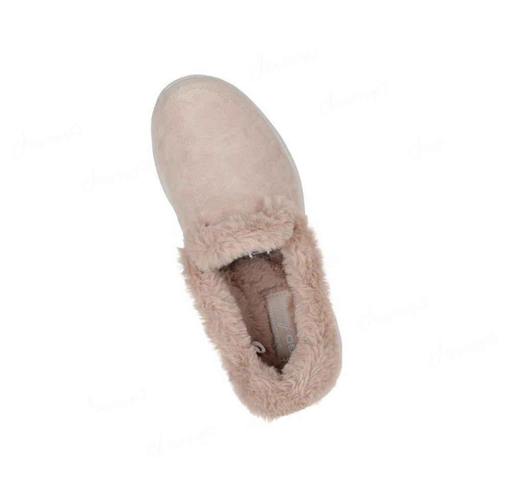 Pantuflas Skechers GO WALK Lounge - Refresh Mujer Beige | 601T3_AR