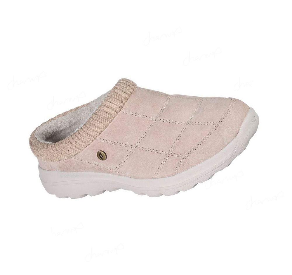 Pantuflas Skechers GOlounge: GOwalk Lounge - Easygoing Mujer Beige | 6001G_AR