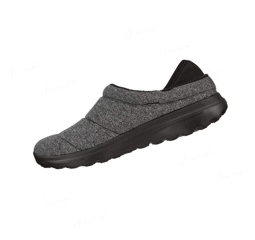 Pantuflas Skechers GOwalk Lounge - At Ease Mujer Negras Gris | 5980A_AR