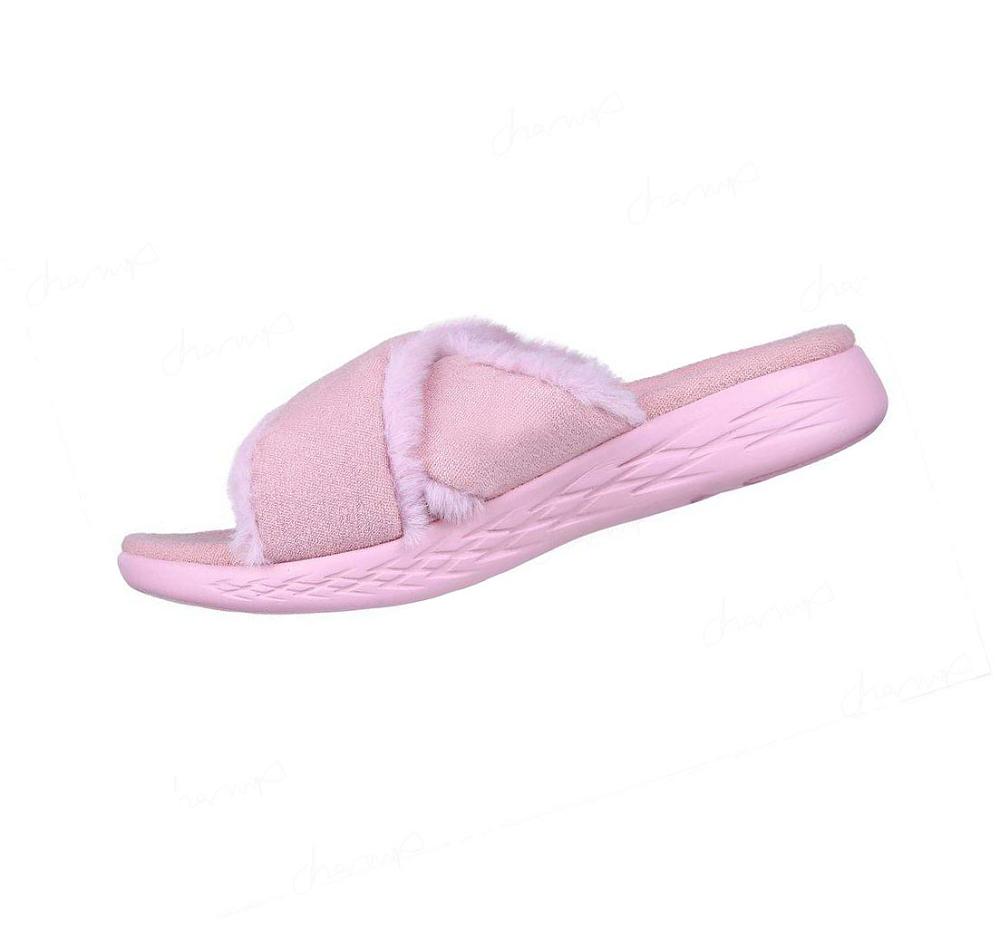 Pantuflas Skechers On-the-GO 600 - Joyful Mujer Moradas | 5TT6W_AR