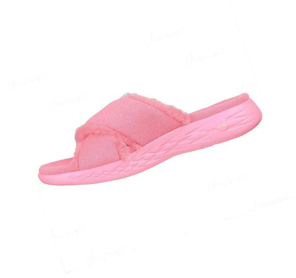 Pantuflas Skechers On-the-GO 600 - Joyful Mujer Rosas | 5TT8L_AR