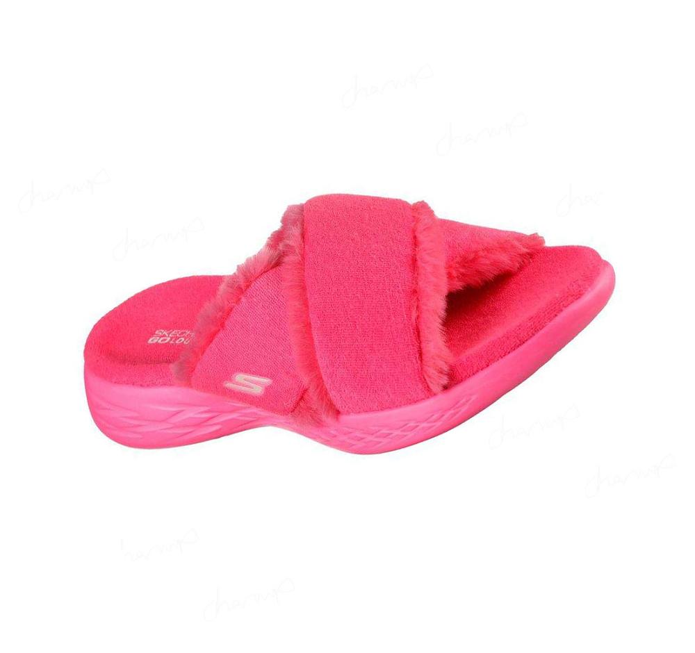 Pantuflas Skechers On-the-GO 600 - Joyful Mujer Rosas | 5TT8L_AR